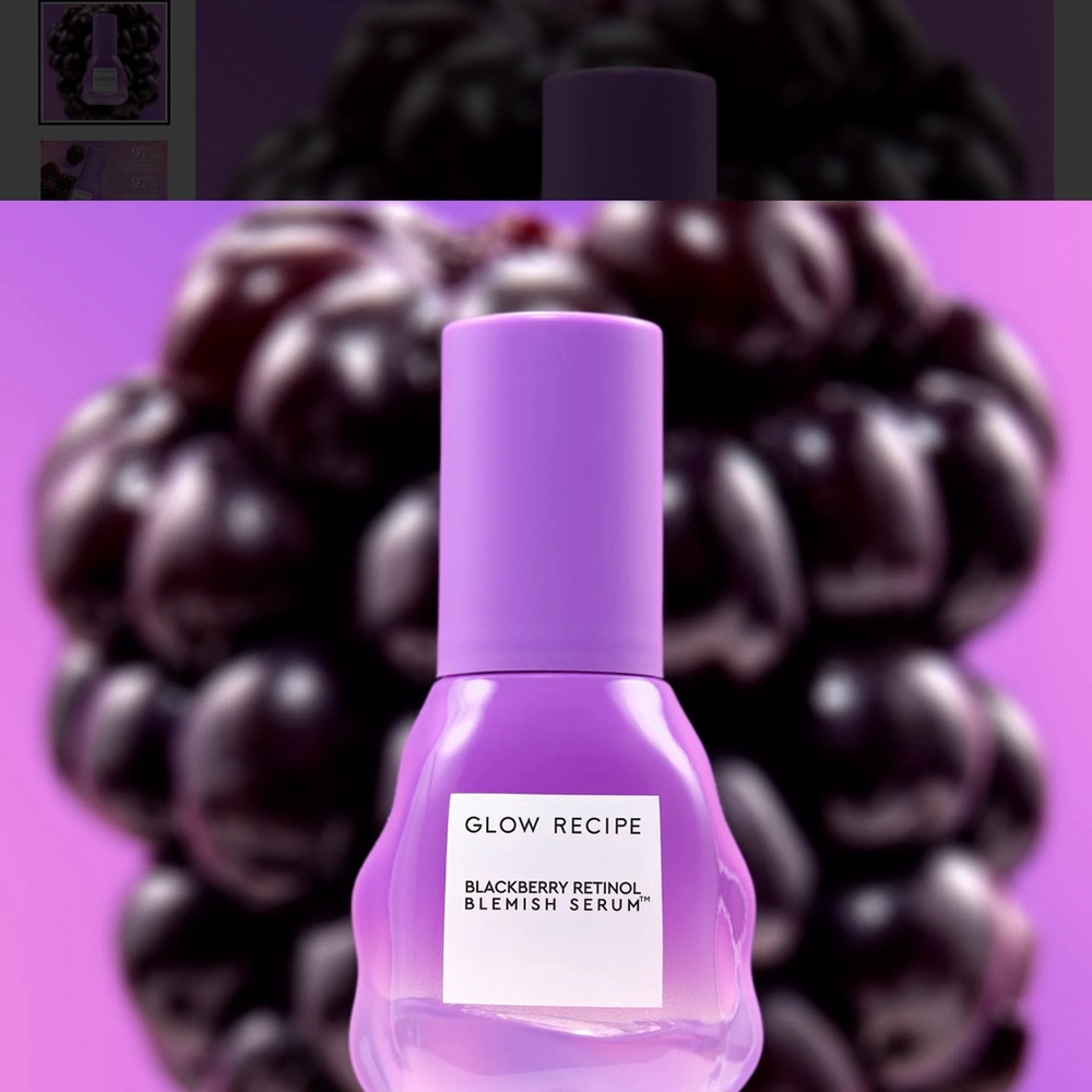 NEW - Glow Recipe: Blackberry Retinol Blemish Serum